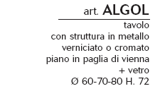 Schema Tavolo: Algol 