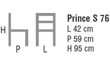 Schema Sedia Congrex: Prince S 76
