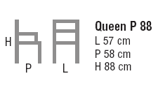 Schema Poltrona Congrex: Queen P 88